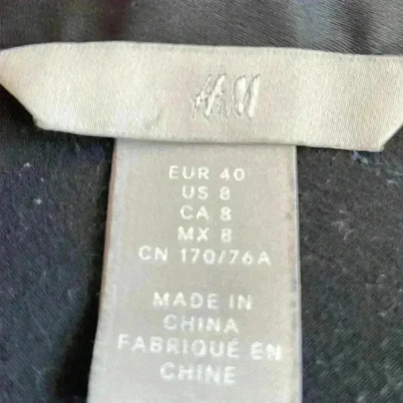 H&M faux wrap silky midi skirt - Picture 3 of 4